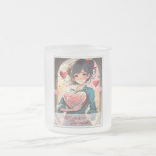 Tasse Givré Soyez ma Saint-Valentin dans le style Manga 31470