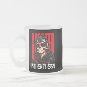 Tasse Givré Spectre Ininterrompu - Hoodie Cyberpunk Skull Tech