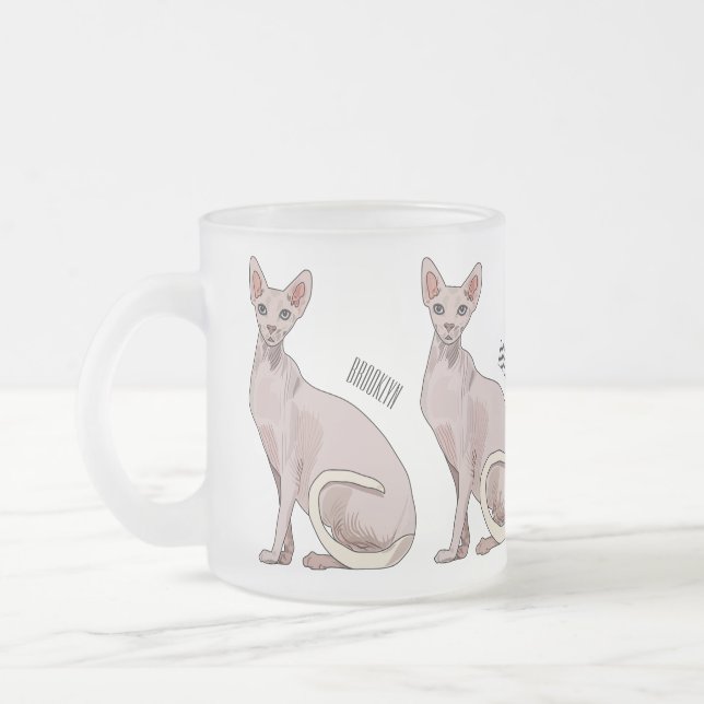 Tasse Givré Sphynx cat (Gauche)