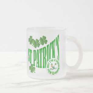 Tasse Givré St Patrick's, embrasse-moi je suis un leprechaun