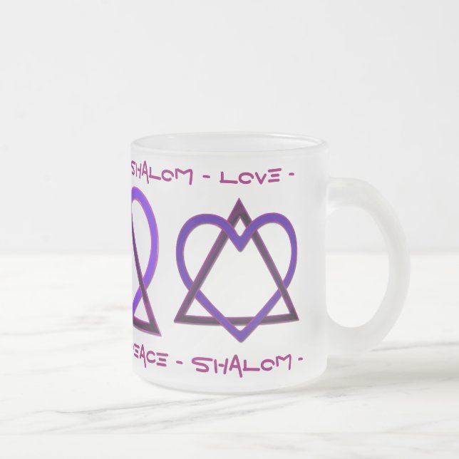 Tasse Givré Star of David's Love v2 (Droit)