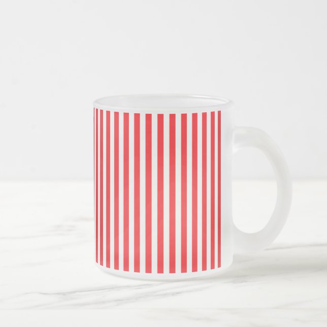 Tasse Givré Sucre de canne de Noël en rouge Noël (Droit)