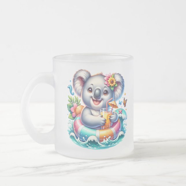 Tasse Givré Summer Koala Sublimation Clipart-97702 (Gauche)