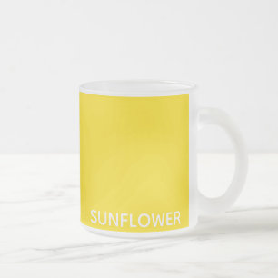 Tasse Givré Sunflower jaune Nom de la couleur