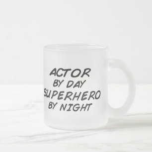 Tasse Givré Super héros d'acteur par nuit