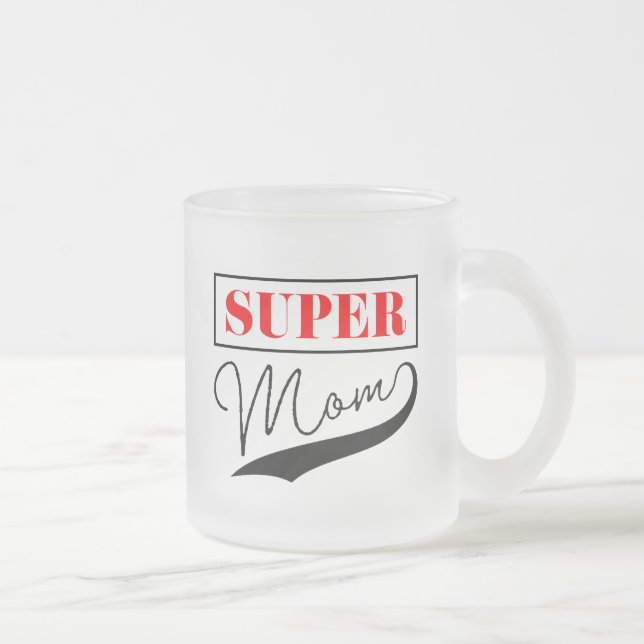 Tasse Givré Super Maman (Droit)