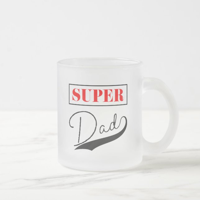 Tasse Givré Super papa (Droit)