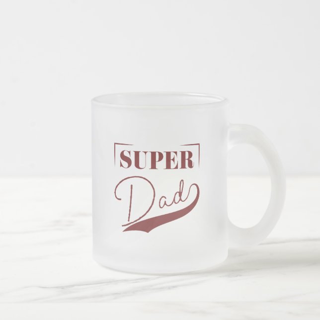 Tasse Givré Super papa (Droit)