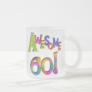 Tasse Givré Superbe 60 T-shirts et cadeaux d'anniversaire
