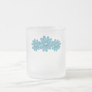 Tasse Givré SYMBOLE DE LA PAIX Hippie Aqua