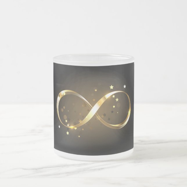 Tasse Givré Symbole d'infini doré (Centre)