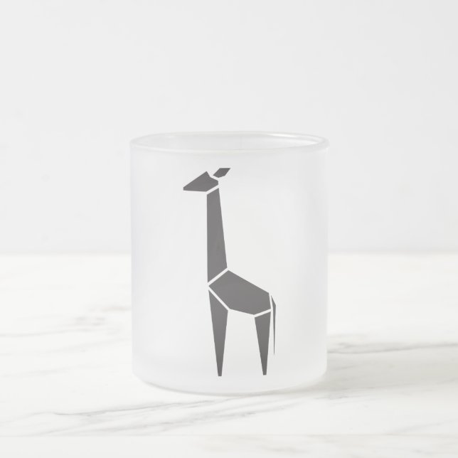 Tasse Givré Symbole moderne de la girafe noire (Centre)