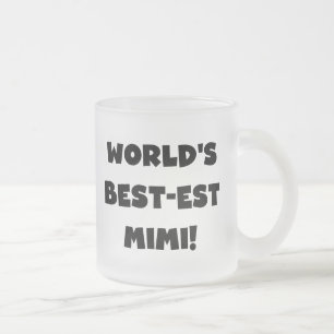 Tasse Givré T-shirts et cadeau noirs des textes Mimi du
