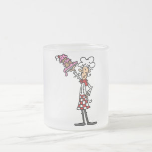 Tasse Givré T-shirts et cadeaux Chef avec gâteaux