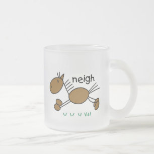 Tasse Givré T-shirts et cadeaux Cheval en bâtonnets