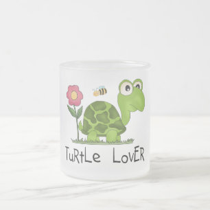 Tasse Givré T-shirts et cadeaux d'amant de tortue
