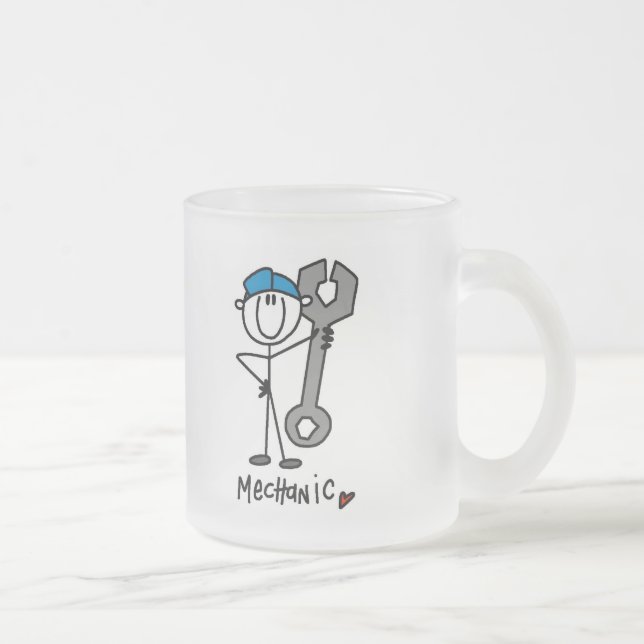 Tasse Givré T-shirts et cadeaux de base de mécanicien (Droit)