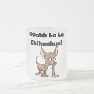 Tasse Givré T-shirts et cadeaux de chiwawa de La de La d'Oohhh