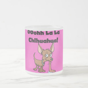 Tasse Givré T-shirts et cadeaux de chiwawa de La de La d'Oohhh