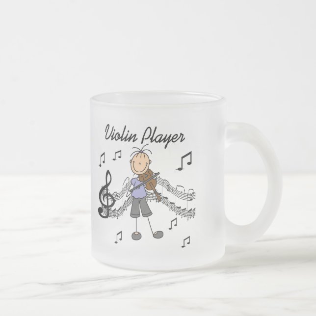 Tasse Givré T-shirts et cadeaux de joueur de violon de fille (Droit)