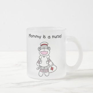 Tasse Givré T-shirts et cadeaux de l'infirmière de singe de ch