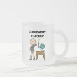 Tasse Givré T-shirts et cadeaux de PROFESSEUR de GÉOGRAPHIE