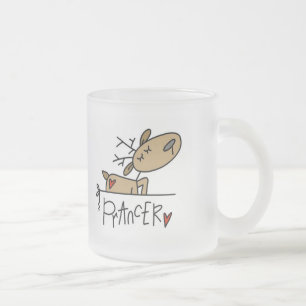 Tasse Givré T-shirts et cadeaux de renne de Prancer