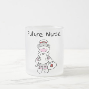 Tasse Givré T-shirts et cadeaux d'infirmière de singe de