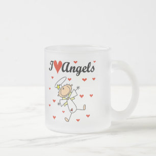 Tasse Givré T-shirts et cadeaux J'aime les anges
