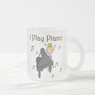 Tasse Givré T-shirts et cadeaux Je Joue du Piano