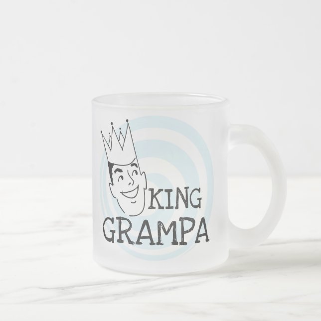 Tasse Givré T-shirts et cadeaux King Grampa (Droit)