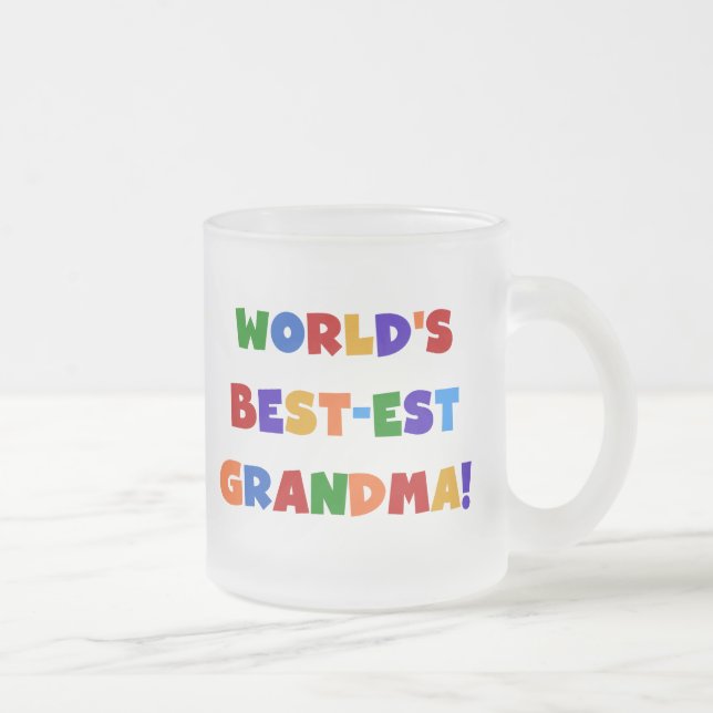 Tasse Givré T-shirts et cadeaux lumineux de grand-maman du (Droit)