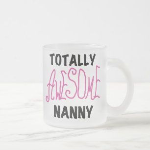 Tasse Givré T-shirts et cadeaux rose Nanny absolument géniaux