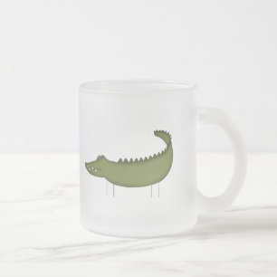 Tasse Givré T-shirts et cadeaux Stick Figure Crocodile