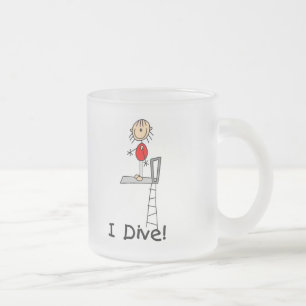 Tasse Givré T-shirts et Cadeaux Stick Figure I Dive
