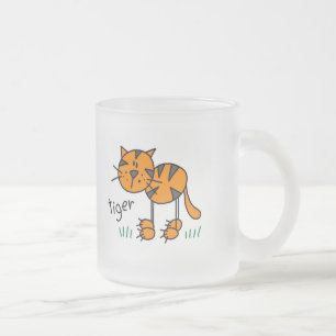 Tasse Givré T-shirts et cadeaux Stick Figure Tiger