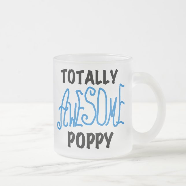 Tasse Givré T-shirts et GIfts Poppy absolument géniaux (Droit)