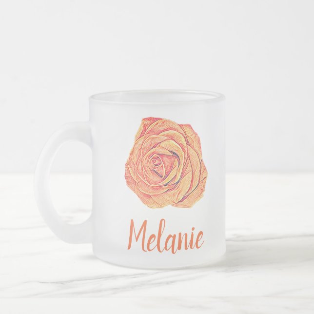 Tasse Givré Tangérine tropicale (Gauche)