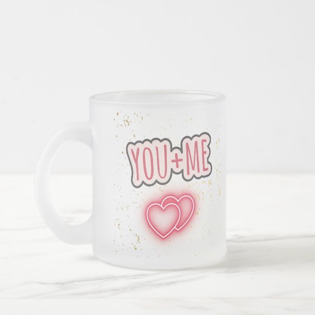 Tasse Givré Taza semitransparente You + Me (Gauche)