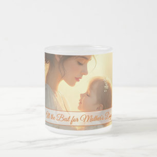 Tasse Givré Tendre Amour Maternel dans une Lumière Fleurie