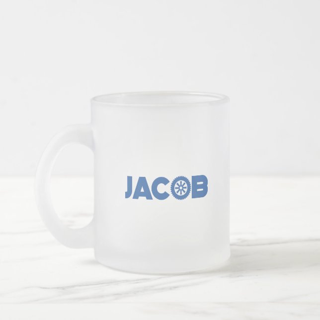 Tasse Givré Tête Jacob Petrol (Gauche)