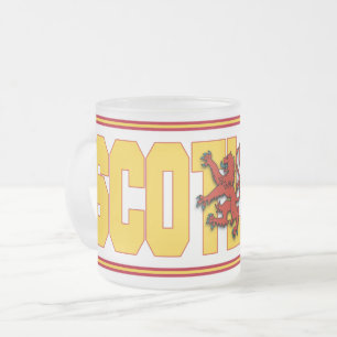 Tasse Givré Texte du drapeau écossais