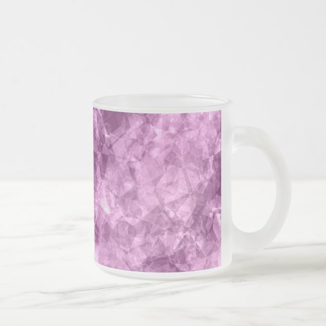 Tasse Givré Texture rose foncé (Droit)