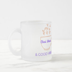 Tasse Givré Thé esthétique Shai et café Desi de bonnes vibrati