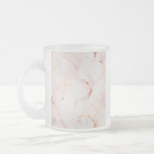 Tasse Givré Titulaire de Trésorerie en verre rose clair