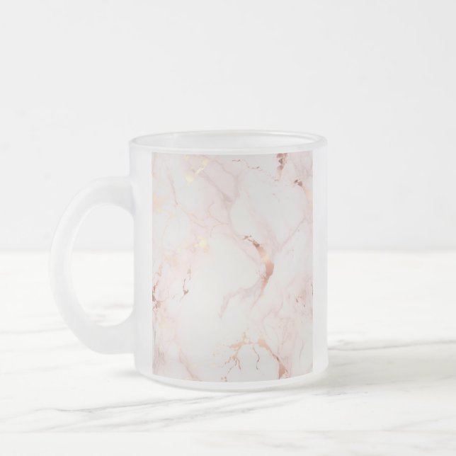 Tasse Givré Titulaire de Trésorerie en verre rose clair (Gauche)