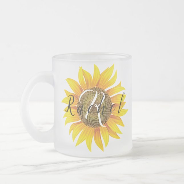 Tasse Givré Tournesol personnalisé (Gauche)
