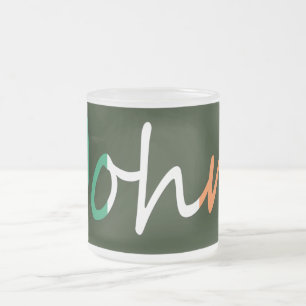 Tasse Givré Tout nom figurant sur le drapeau irlandais