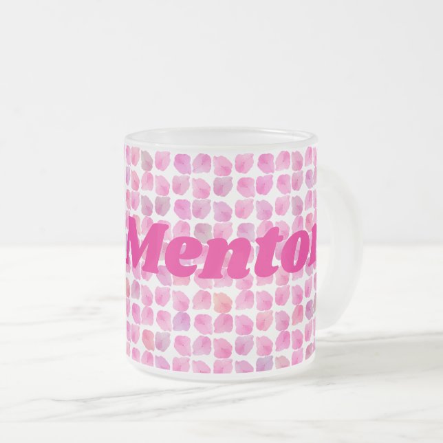 Tasse Givré Tout simplement le meilleur mentor (Devant droit)