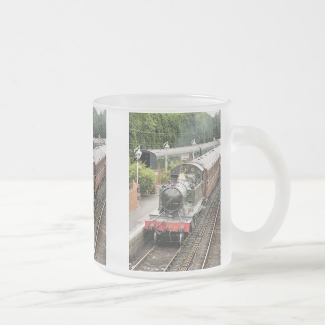 TASSE GIVRÉ TRAINS À VAPEUR (Droit)